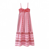 Vintage Crochet Patchwork Knit Dress Boho Chic_Cwdmd5799