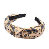 SIMPLE WIDE BRIMMED FABRIC PRINTED HEADBAND_CWAHA1687
