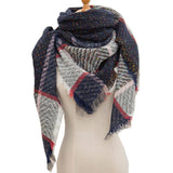 PLAID TRIANGLE SCARF FOR FALL WINTER WHOLESALE_CWASC0110