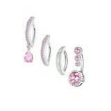 STYLISH TEARDROP CZ DANGLE NAVEL RING JEWELRY_CWMM9382