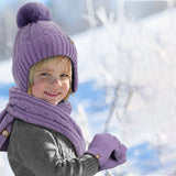 CHILDRENS HAT SCARF AND GLOVES THREE PIECE SET_CWMM2865