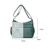 Lightweight Water-Repellent Nylon Shoulder Bag_Cwab3502