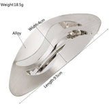 GLOSSY GEOMETRIC METAL SPRING HAIR CLAW CLIP_CWAHA6197