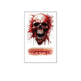 HALLOWEEN FAKE WOUNDS SCARY SCAR TATTOOS_CWMM8379