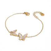 ELEGANT SHELL BUTTERFLY BRACELET STAINLESS STEEL_CWAJE4870
