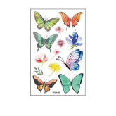 Waterproof Kids Cute Watercolor Butterfly Tattoos_Cwmm8255