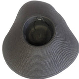 SUMMER TRAVEL STRAW HAT WOMENS LARGE BRIM CASUAL_CWAH1172