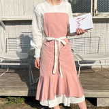 Waterproof And Anti-Fouling Fishtail Apron_Cwmm5835