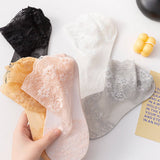 THIN SHORT SOCKS FOR SUMMER MESH LACE SOCKS_CWMS0507