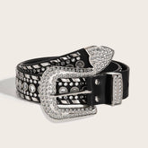 PUNK STYLE RIVET RHINESTONE BELT_CWABE0264
