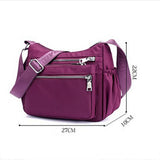 NYLON OXFORD CANVAS SHOULDER CROSSBODY BAG_CWASC1756