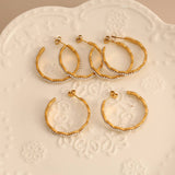 PEARL STAINLESS STEEL EARRINGS LUXURY DESIGN_CWMM8898