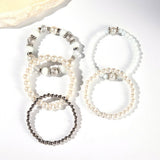 SIMPLE CRYSTAL BEADED STRETCH BRACELET SET_CWMM3529