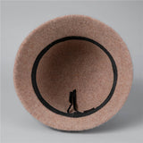 SIMPLE AND VERSATILE BUCKET HAT WITH BELT BUCKLE_CWAH1798