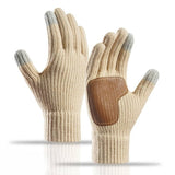 OUTDOOR KNIT GLOVES WINTER TOUCHSCREEN ANTI SLIP_CWAG0519