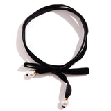 LONG STRAPPY CHOKER WITH PEARL PENDANT TASSEL_CWAJE1169