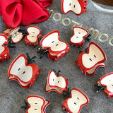 SWEET AND CUTE RED APPLE CLAW SHARK CLIP_CWAHA3968