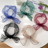 FASHIONABLE POLKA DOT BOW SCARF SCARF_CWASC0767