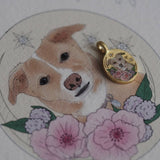 New Dog Stainless Steel Painted Necklace_Cwmm5700