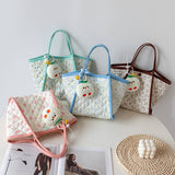 Quilted Canvas Tote BagFRESH & Cute_Cwab5602