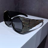 Vintage Round Hand-Set Diamond Sunglasses_Cwasg0817