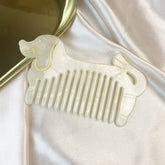 CUTE DOG ACETATE WIDE TOOTH COMB PORTABLE HAIR TOOL_CWMM6441
