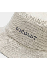 COCONUT LETTERING CASUAL FISHERMAN HAT_CWAH0406