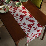 FLORAL FASHION CASUAL TASSEL TABLECLOTH_CWMM1011