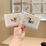New Pu Embroidered Cartoon 3-Fold Wallet_Cwab06263