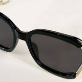 BIG FRAME CHAIN FASHION METAL SUNGLASSES_UV400_CWASG0276