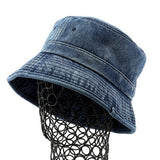 Cwah3202_Casual Denim Fashion Sun Protection Bucket Hat