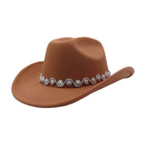 MEN WOMEN ETHNIC STYLE POLYESTER COWBOY HAT_CWAH04362