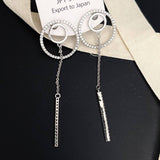 HOLLOW GEOMETRIC RING TASSEL EARRINGS_CWAJE1314