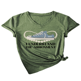 Womens Casual Tee Assignment Graphic Print