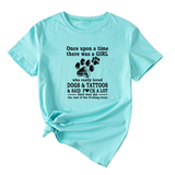 Womens Casual Tee Letter Graphic Print