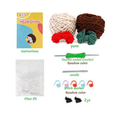 HANDMADE DIY HEDGEHOG CROCHET MATERIAL KIT_CWMM0815