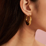 HEART HOLLOW STAINLESS STEEL GEOMETRIC EARRINGS_CWMM8911