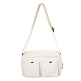 Solid Color Simple Cool Couple Shoulder Bag_Cwab2450