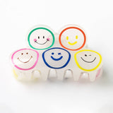 CARTOON SMILEY HAIR CLAW CUTE BACK HEAD CLIP_CWAHA0279