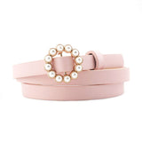 PEARL BUCKLE SLENDER BELT FOR DRESSES_CWABE0196
