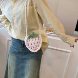 CUTE CASUAL MINI STRAWBERRY CROSSBODY BAG_CWAB2402
