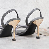 Versatile Stiletto Colorful Fashion Sandals