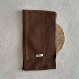 100% WOOL SOLID STRIPED KNIT SCARF UNISEX_CWASC2333