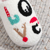 HOT STYLE LETTER PLUSH WARM COTTON SLIPPERS_CWSHS0761