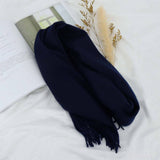 100% WOOL SOLID SCARF ELEGANT UNISEX SPRING WRAP_CWASC1093