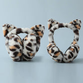 CUTE FOLDABLE LEOPARD PRINT EARMUFFS_CWMM1414