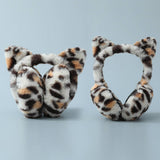 CUTE FOLDABLE LEOPARD PRINT EARMUFFS_CWMM1414