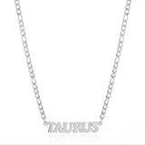 SIMPLE TWELVE ZODIAC STAINLESS STEEL GOLD NECKLACE_CWMM2726