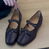 LAMBSKIN BALLET FLATS WITH BOW DETAIL_CWSHF0107