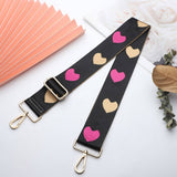 Women Simple Heart-Shaped Adjustable Bag Strap_Cwmm0391